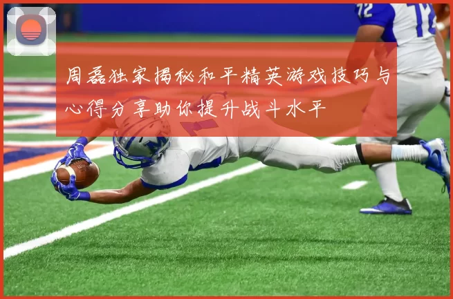 周磊独家揭秘和平精英游戏技巧与心得分享助你提升战斗水平