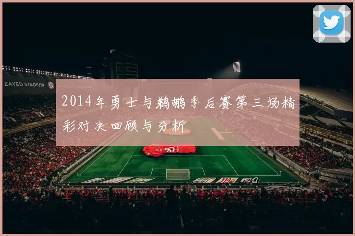 2014年勇士与鹈鹕季后赛第三场精彩对决回顾与分析